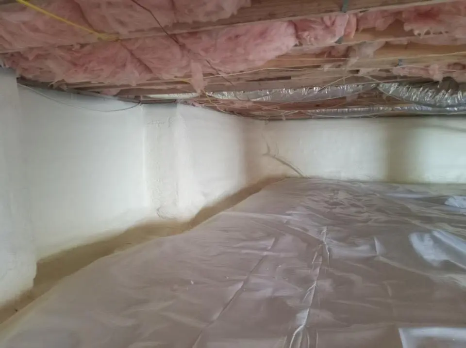 Crawl space encapsulation with closed-cell spray foam for Roof Waterproofing in Sammamish